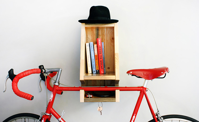 Wooden Bike Rack Made With Blighted Canadian Pine