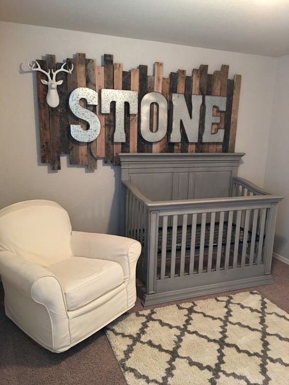 Nursery wall ideas online for above the crib