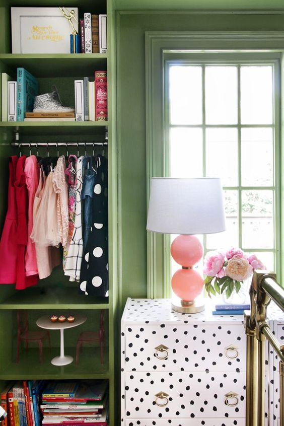 dotted upgrade for a closet