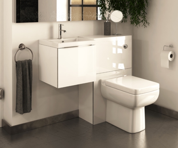 06 geometric sink, toilet and storage space in one