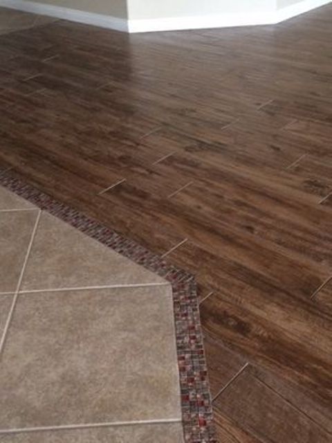 Floor Transition, Ceramic Tile To Laminate Floor Transition