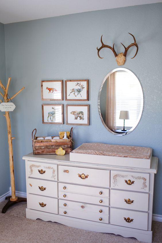 vintage changing table