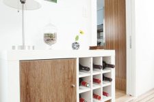 13 Expedit home bar with drawers and wine bottle compartments