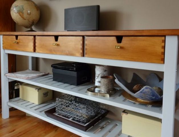 25 Ways To Use And Hack IKEA Norden Buffet DigsDigs