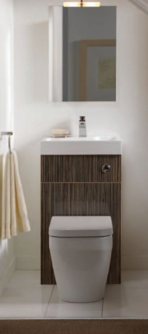15 toilet and sink unit decorated with bamboo-imitating tiles