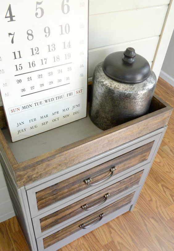 industrial style IKEA Rast hack