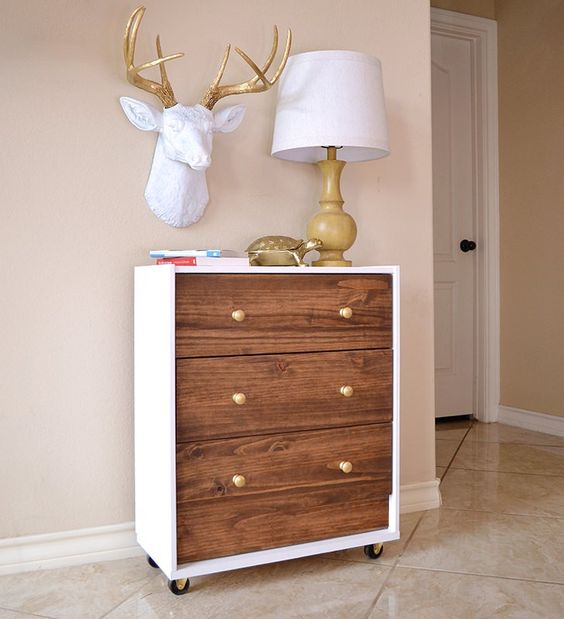 mid-century modern IKEA hack