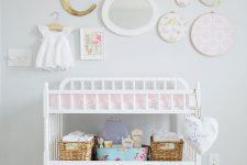 21 simple white changing table with cubbies for storage