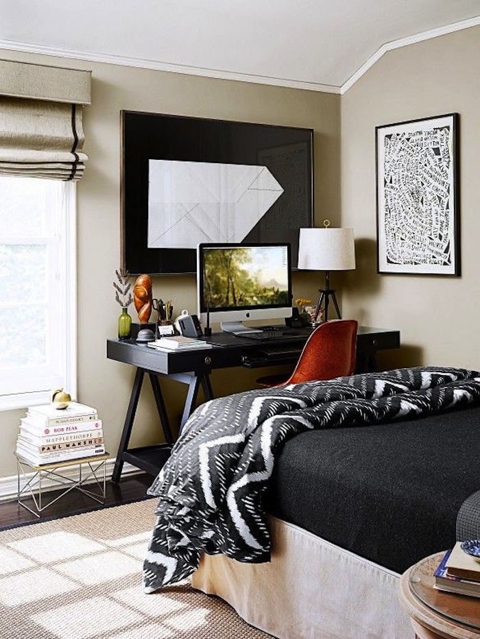 69 Cool Bedrooms And Workspaces In One DigsDigs