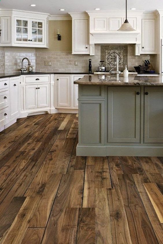43 Practical And Cool-Looking Kitchen Flooring Ideas - DigsDigs