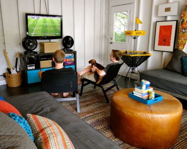 teenage boy cave with everything they like