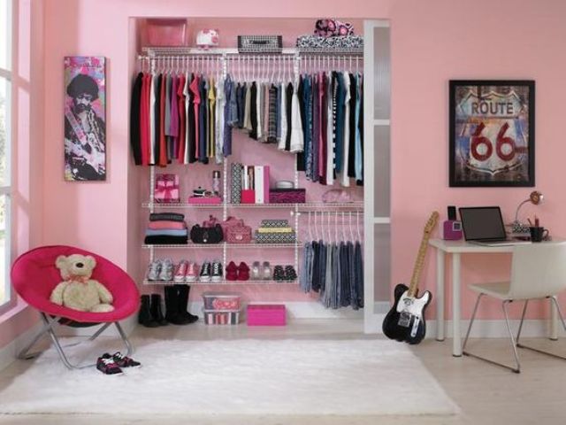 Teen Girl Bedroom Storage Ideas