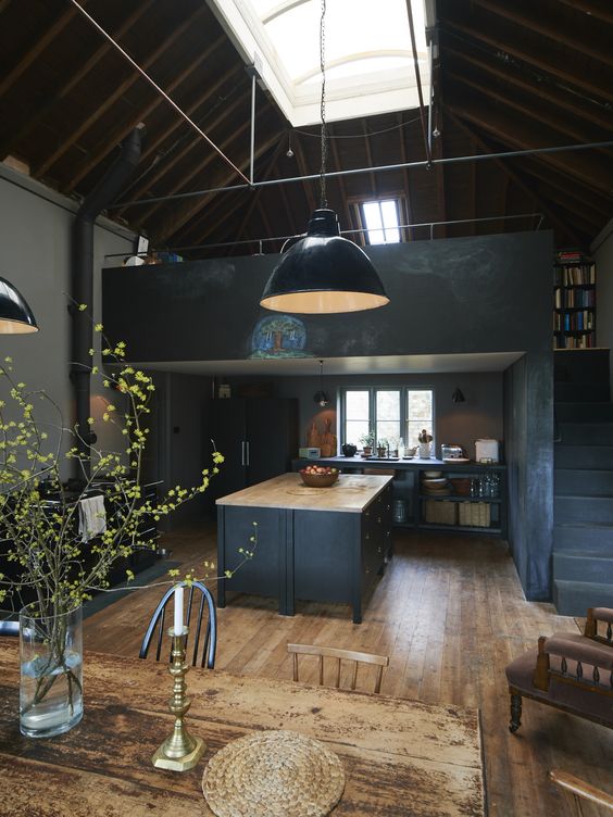 27 moody dark kitchen décor ideas - digsdigs
