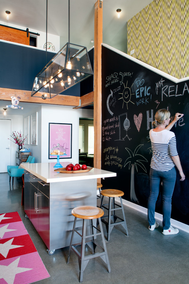 a bright mat is perfect for concrete flooring