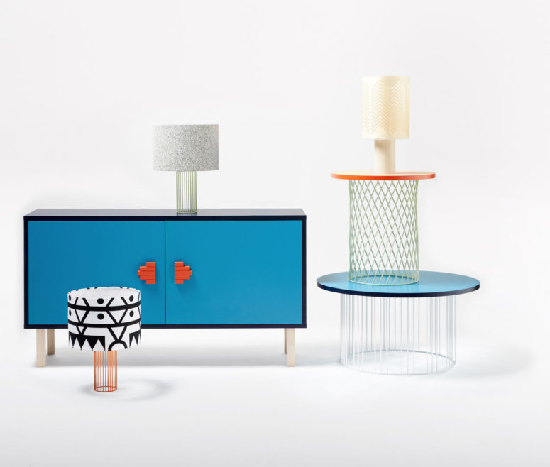 Bold Eclectic Furniture Collection With Geometric Decor