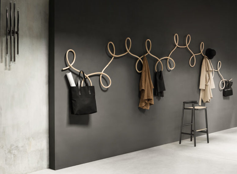 Sculptural Coat Rack Inspired By Waltz Dancing