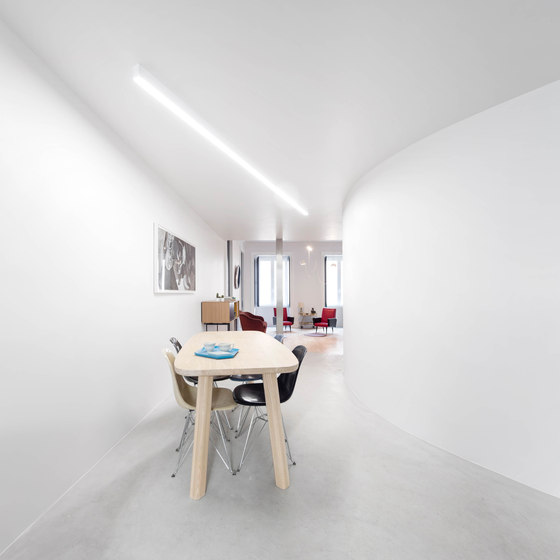 This is a renovation of a 120 square meter apartment in the 19th century building