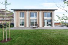 01 This old barn was renovated into a minimalist white house, airy and spacious