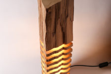 03 Every lamp is unique because there are no similar pieces of wood in nature