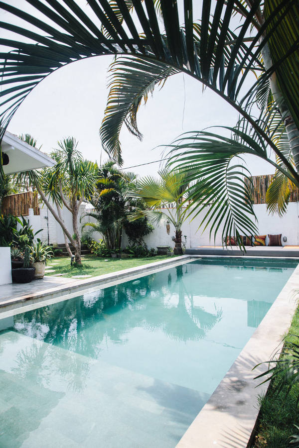 A large outdoor pool is amazing for plunging in
