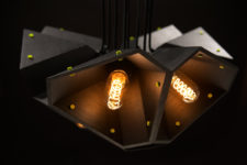 04 Lime green accents but are actually contact points where each light can be pressed together
