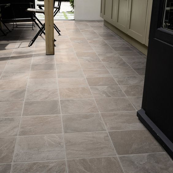 granite grege vinyl flooring that imitates stone