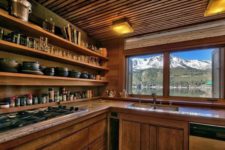 kitchen with a view