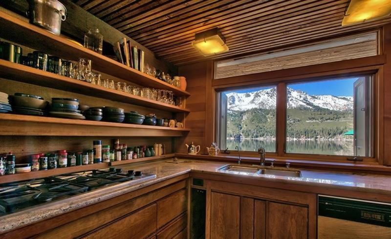 kitchen with a view