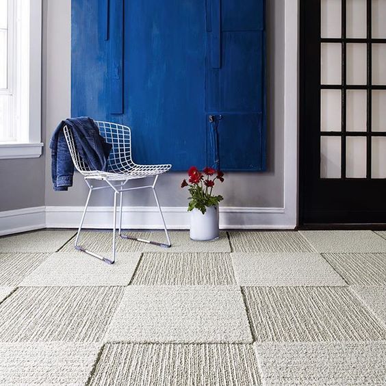 oatmeal carpet tiles that are easier to maintain