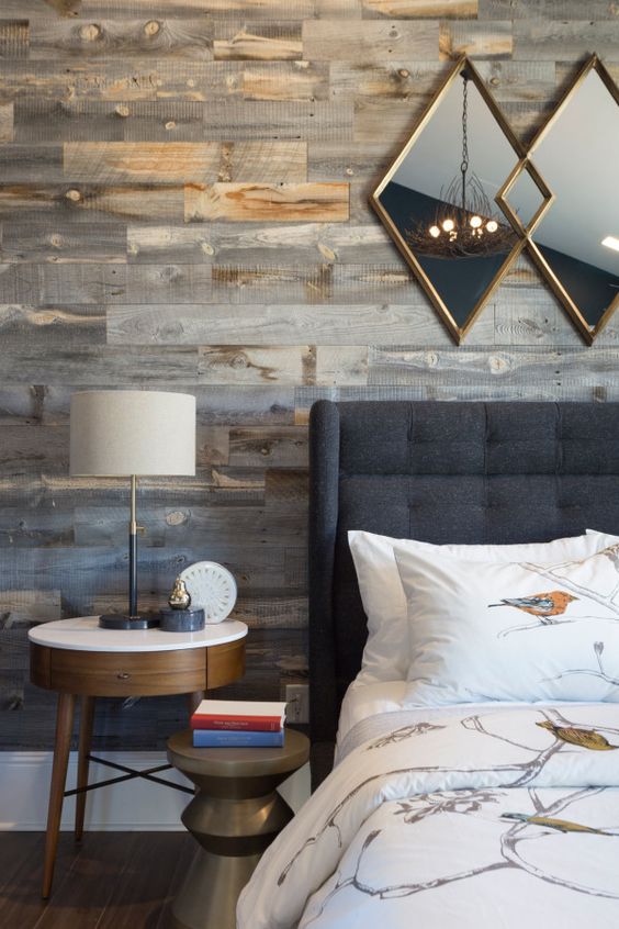 Diy Rustic Wood Wall Under 40 Youtube