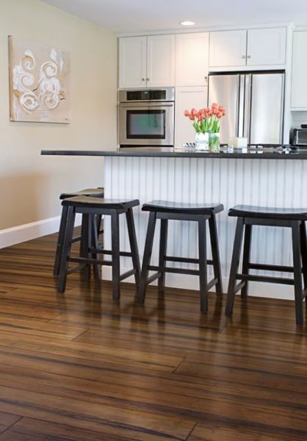 35 Bamboo Flooring Ideas With Pros And Cons Digsdigs Strand Woven Bamboo Floors Create An Eye Catchy Look
