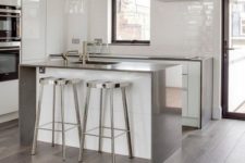 10 grey hardwood floors look awesome with stainless steel kitchen items