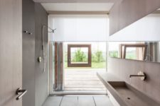 Bathroom concrete decor