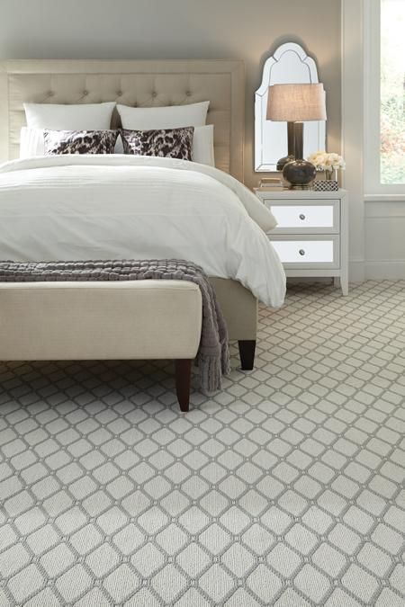 Marrakech carpet floor to highlight the bedroom decor and reduce the sound level