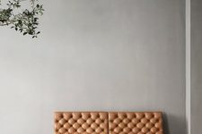 leather wall mounted sofa