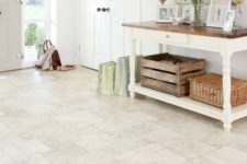 21 most vinyl sheets have a ‘top coat’ that allows them to be more durable