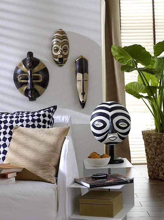 41 Striking Africa Inspired Home Decor Ideas Digsdigs - African Inspired Living Room Decorating