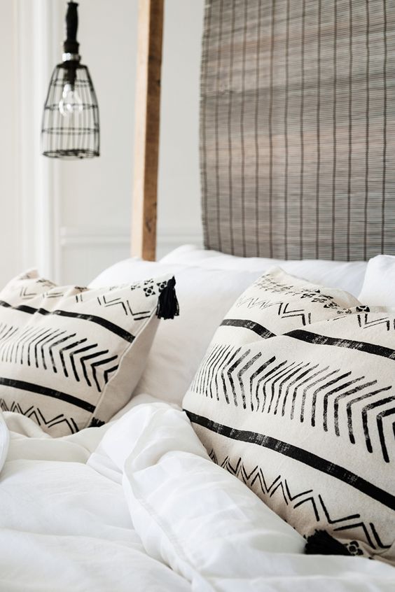 Bedding inspired by African motifs