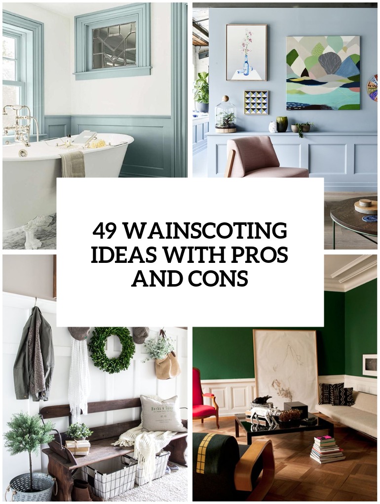 33 Wainscoting Ideas With Pros And Cons DigsDigs 33 Wainscoting Ideas With Pros And Cons DigsDigs