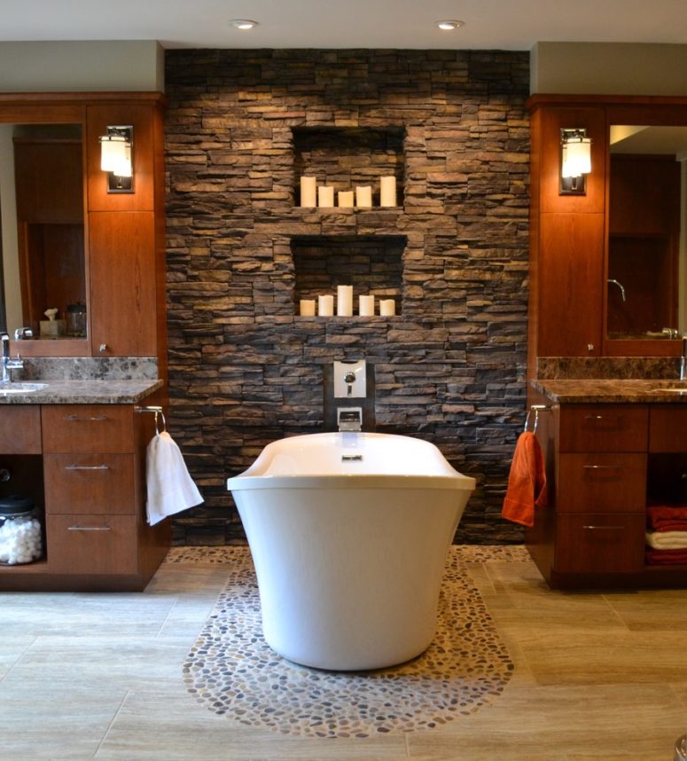 Stone Veneer Accent Wall Ideas chicago 2022