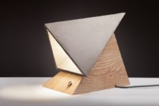 03 The Monk Lamp has an architectural look and a strong character, it has personality