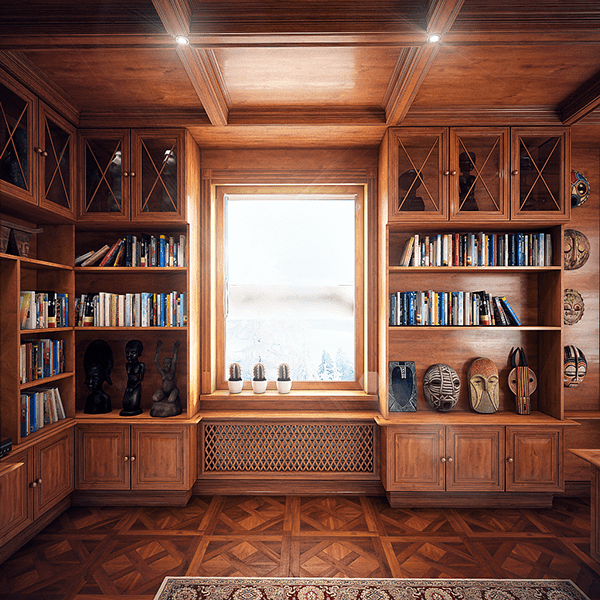 home office wood oak the shelves and cabinets cover all the walls in home office elegant traditional home office clad with wood digsdigs home office wood oak the shelves and cabinets cover all the walls in home office elegant traditional home office clad with wood digsdigs