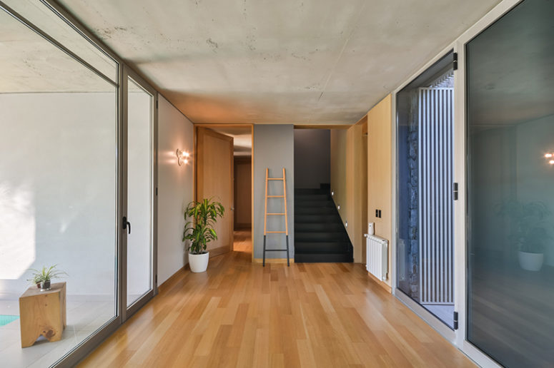 the architects sought to design a spacious, naturally lit home