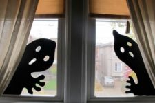 09 easy ghost silhouettes for Halloween
