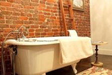 17 bring industrial chic to your bathroom with a brick clad
