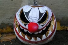 17 evil clown pumpkin for those who aren’t afraid