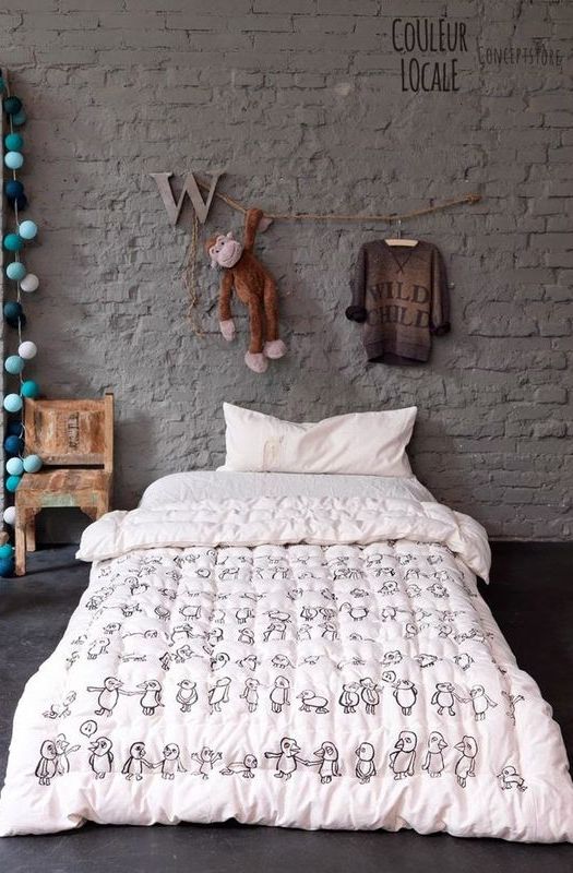 32 Edgy Brick Walls Ideas For Kids' Rooms DigsDigs