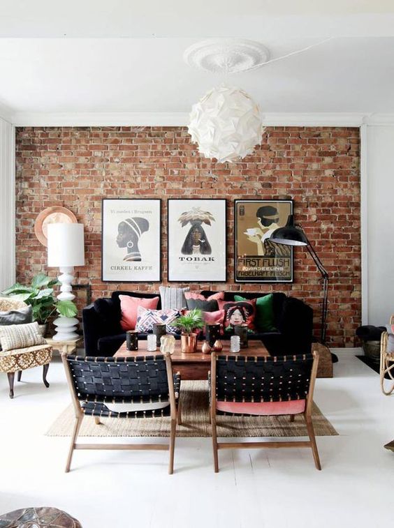 43 Trendy Brick Accent Wall Ideas For Every Room - DigsDigs