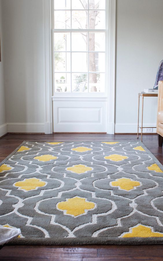41 Stylish Grey And Yellow Living Room Décor Ideas - DigsDigs