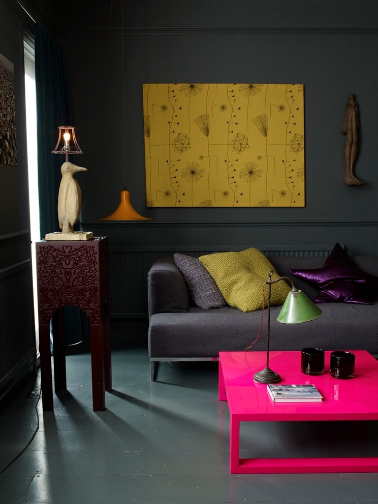 41 Stylish Grey And Yellow Living Room Décor Ideas - DigsDigs
